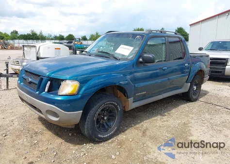 2001 Ford Explorer Sport Trac из США, поврежденный, VIN 1FMZU67E51UC75790